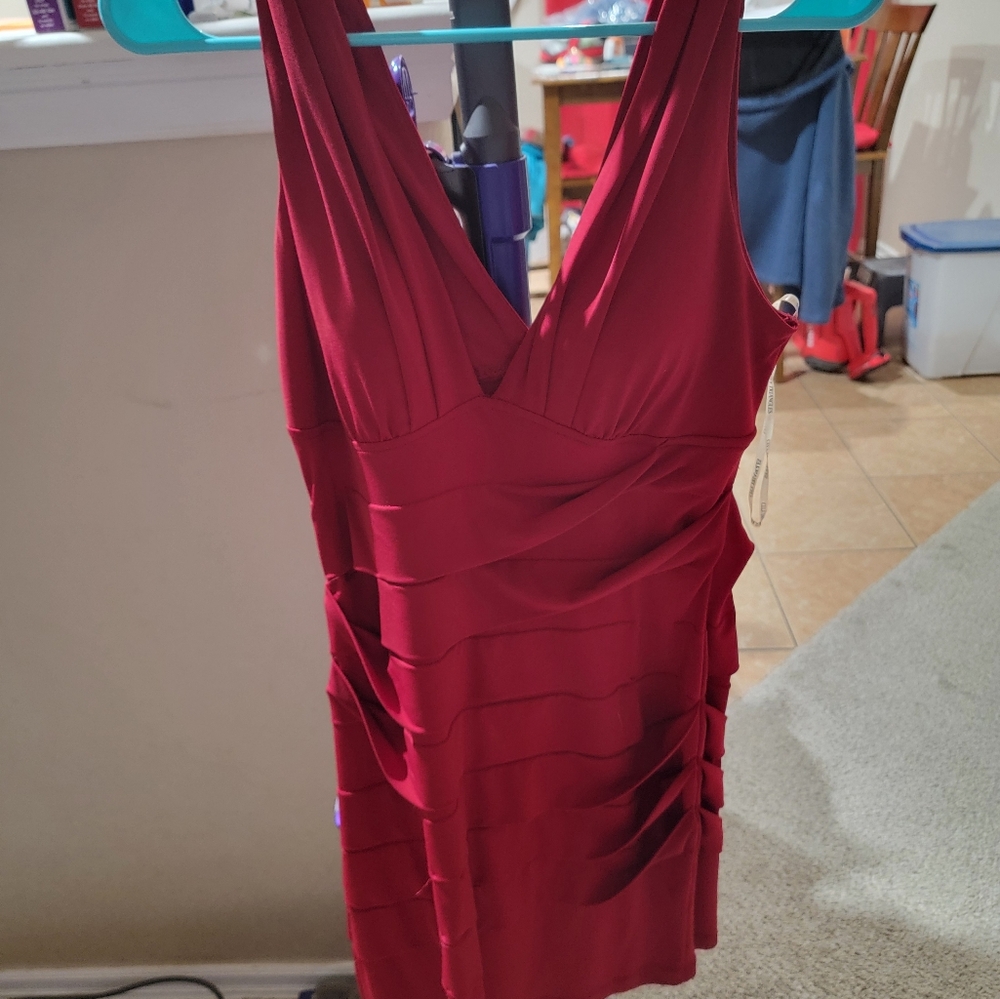 City Triangles size large red dress worn twice (fits like a medium